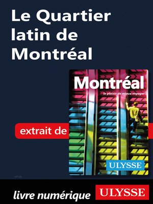 cover image of Le Quartier latin de Montréal